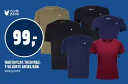 Coop Obs Northpeak trenings-t-skjorte aksel/ada tilbud