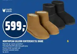Coop Obs Northpeak ullern vintersko til dame tilbud