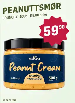 Holdbart nuttin Peanut Cream tilbud