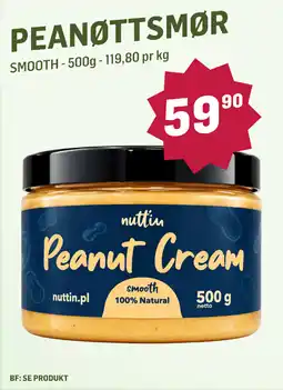 Holdbart nuttin Peanut Cream tilbud