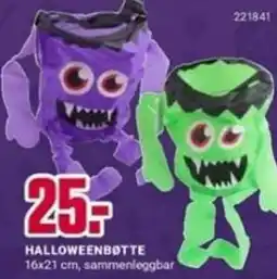 Europris Halloweenbøtte tilbud