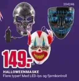 Europris Halloweenmaske tilbud