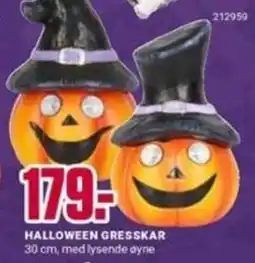 Europris Halloween Gresskar tilbud