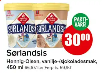 Hennig-Olsen sørlandsis
