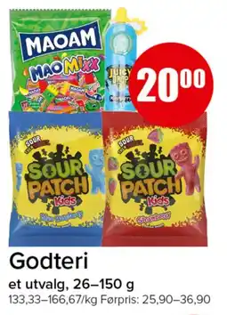 Spar Godteri tilbud