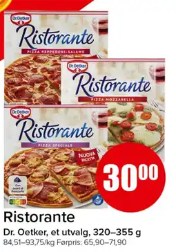 Spar Dr Oetker Ristorante tilbud
