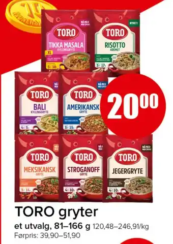 Toro gryter