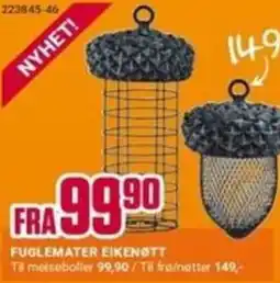 Europris Fuglemater Eikenott tilbud