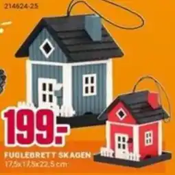 Europris Fuglebrett Skagen tilbud