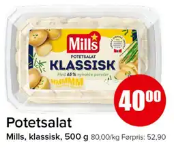 Spar Mills potetsalat klassisk tilbud