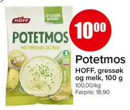 Spar Hoff potetmos med gressløk og melk tilbud