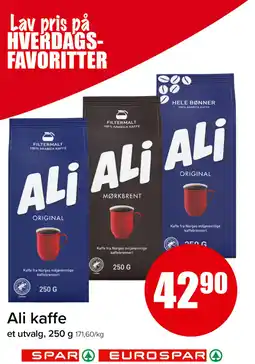 Spar Ali kaffe tilbud