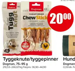 Spar Dogman Tuggpinnar Chew Stick Chicken tilbud