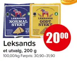 Spar Leksands et utvalg tilbud
