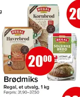 Spar Regal brødmiks tilbud
