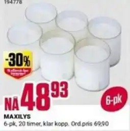 Europris Maxilys klar kopp tilbud