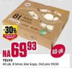 Europris Telys tilbud