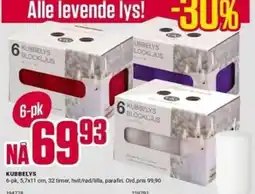 Europris Kubbelys blockljus tilbud