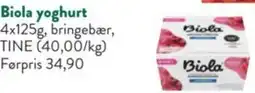 Jacobs Biola yoghurt tilbud