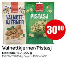 Spar Eldorado Valnøttkjerner/Pistasj tilbud
