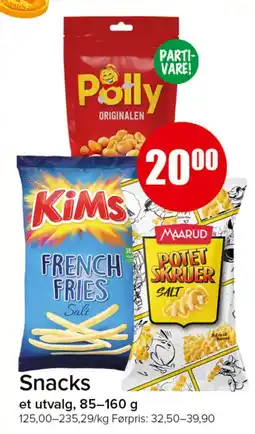 Spar Snacks tilbud