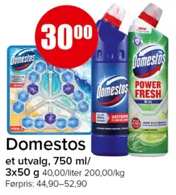 Spar Domestos et utvalg tilbud