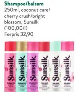 Jacobs Sunsilk shampoo/balsam tilbud