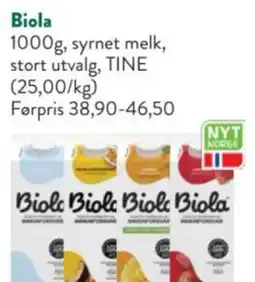 Jacobs Tine Biola tilbud
