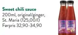Jacobs St. Maria sweet chili sauce tilbud
