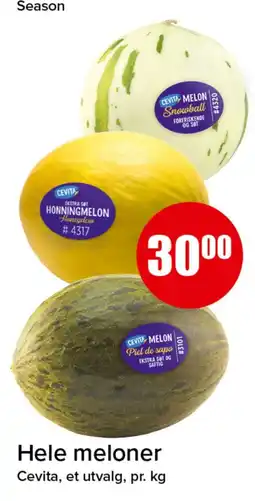 Spar Cevita hele meloner tilbud