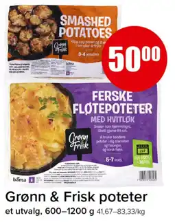 Spar Grønn & Frisk poteter tilbud