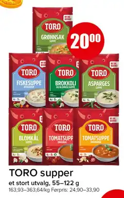 Spar Toro supper tilbud