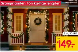 Rusta Grangirlander tilbud