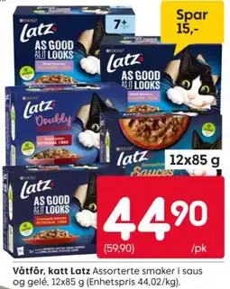 Rusta Latz vattfôr katt tilbud