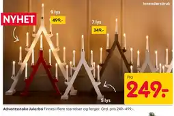 Rusta Adventsstake Jularbo tilbud