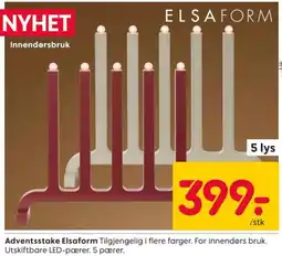 Rusta Elsaform Adventsstake tilbud