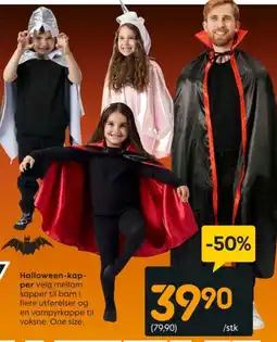 Rusta Halloween-kapper tilbud