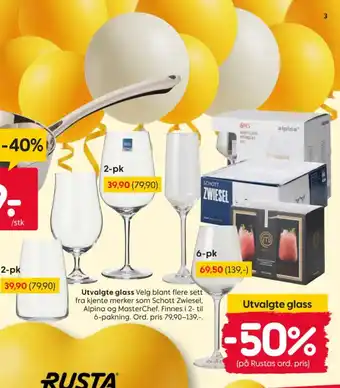 Utvalgte glass