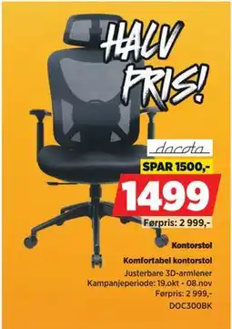 POWER Kontorstol tilbud