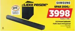 POWER 3.1.2-kanal lydplanke tilbud