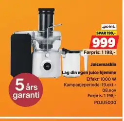 POWER Juicemaskin tilbud
