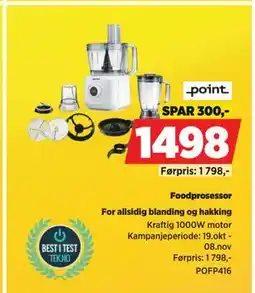 POWER Foodprosessor tilbud