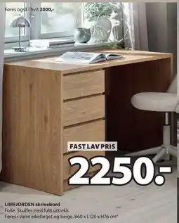 JYSK LIMFJORDEN skrivebord tilbud