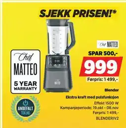 POWER Blender tilbud