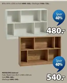 JYSK MOSBJERG bokreol tilbud