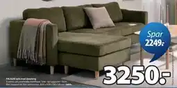 JYSK FALSLEV sofa med sjeselong tilbud