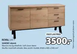 JYSK SANDBY skjenk tilbud