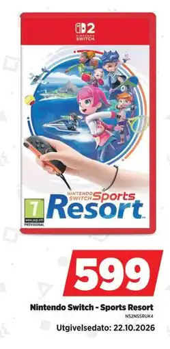 POWER Nintendo Switch - Sports Resort tilbud