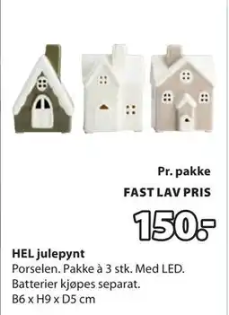 JYSK HEL julepynt tilbud
