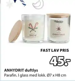 JYSK ANHYDRIT duftlys tilbud